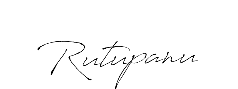 Make a beautiful signature design for name Rutupanu. With this signature (Antro_Vectra) style, you can create a handwritten signature for free. Rutupanu signature style 6 images and pictures png