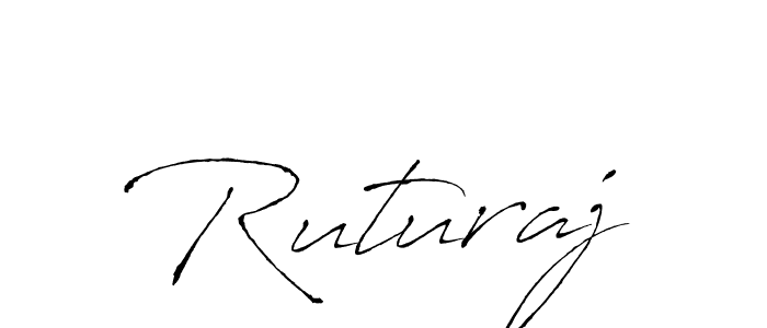 How to make Ruturaj name signature. Use Antro_Vectra style for creating short signs online. This is the latest handwritten sign. Ruturaj signature style 6 images and pictures png