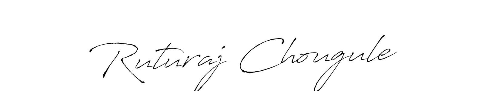 How to make Ruturaj Chougule signature? Antro_Vectra is a professional autograph style. Create handwritten signature for Ruturaj Chougule name. Ruturaj Chougule signature style 6 images and pictures png