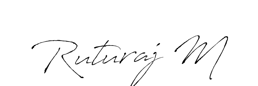 You can use this online signature creator to create a handwritten signature for the name Ruturaj M. This is the best online autograph maker. Ruturaj M signature style 6 images and pictures png