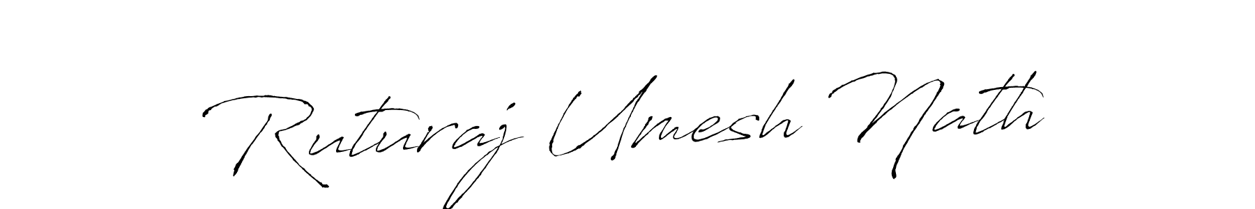 Design your own signature with our free online signature maker. With this signature software, you can create a handwritten (Antro_Vectra) signature for name Ruturaj Umesh Nath. Ruturaj Umesh Nath signature style 6 images and pictures png