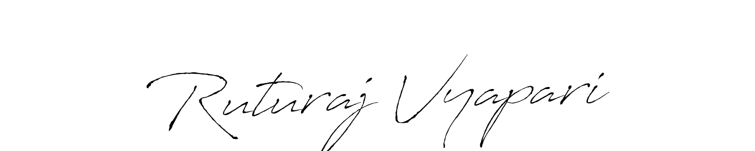 The best way (Antro_Vectra) to make a short signature is to pick only two or three words in your name. The name Ruturaj Vyapari include a total of six letters. For converting this name. Ruturaj Vyapari signature style 6 images and pictures png