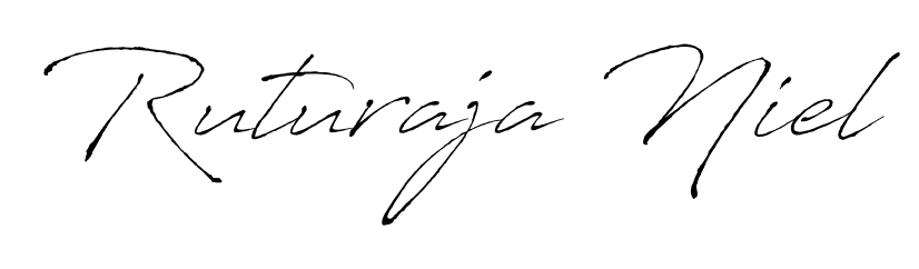 Build your personal autograph collection for name Ruturaja Niel with Antro_Vectra design. Browse, select, and save your favorites. Ruturaja Niel signature style 6 images and pictures png
