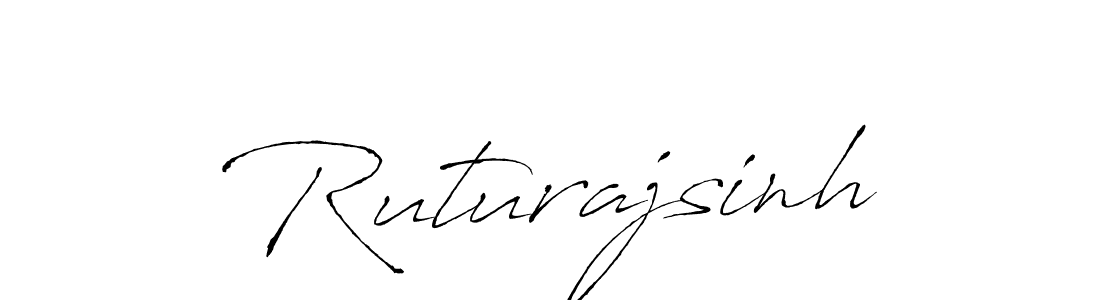 The best way (Antro_Vectra) to make a short signature is to pick only two or three words in your name. The name Ruturajsinh include a total of six letters. For converting this name. Ruturajsinh signature style 6 images and pictures png