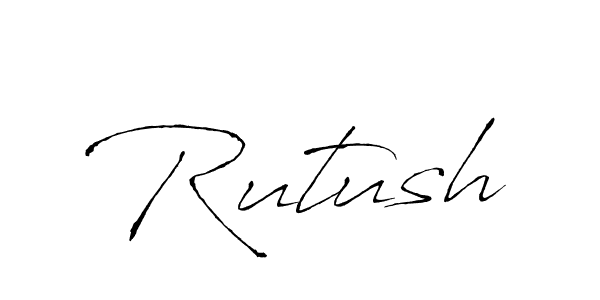 You should practise on your own different ways (Antro_Vectra) to write your name (Rutush) in signature. don't let someone else do it for you. Rutush signature style 6 images and pictures png