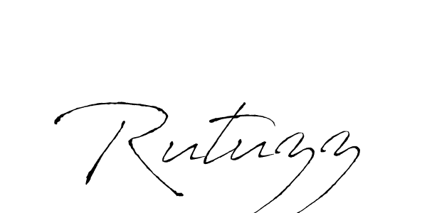 How to make Rutuzz name signature. Use Antro_Vectra style for creating short signs online. This is the latest handwritten sign. Rutuzz signature style 6 images and pictures png