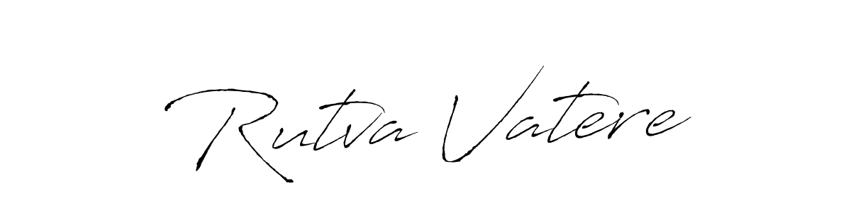 Once you've used our free online signature maker to create your best signature Antro_Vectra style, it's time to enjoy all of the benefits that Rutva Vatere name signing documents. Rutva Vatere signature style 6 images and pictures png