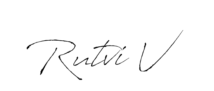 Make a beautiful signature design for name Rutvi V. Use this online signature maker to create a handwritten signature for free. Rutvi V signature style 6 images and pictures png