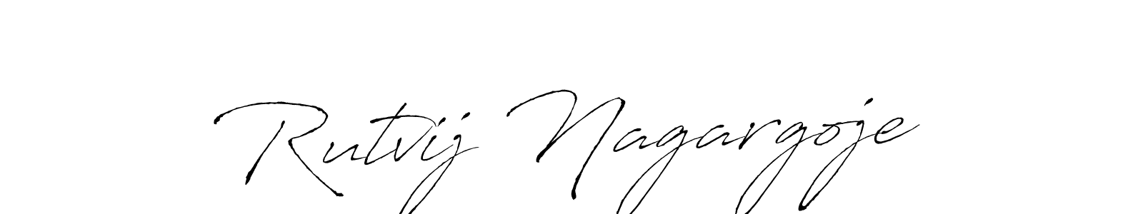 It looks lik you need a new signature style for name Rutvij Nagargoje. Design unique handwritten (Antro_Vectra) signature with our free signature maker in just a few clicks. Rutvij Nagargoje signature style 6 images and pictures png