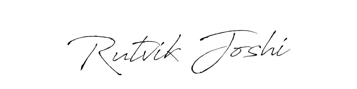 Antro_Vectra is a professional signature style that is perfect for those who want to add a touch of class to their signature. It is also a great choice for those who want to make their signature more unique. Get Rutvik Joshi name to fancy signature for free. Rutvik Joshi signature style 6 images and pictures png