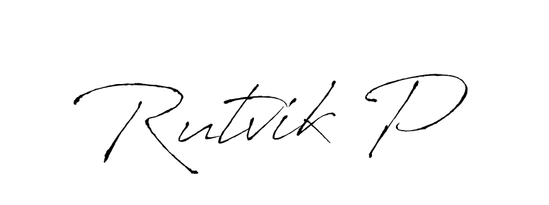 The best way (Antro_Vectra) to make a short signature is to pick only two or three words in your name. The name Rutvik P include a total of six letters. For converting this name. Rutvik P signature style 6 images and pictures png