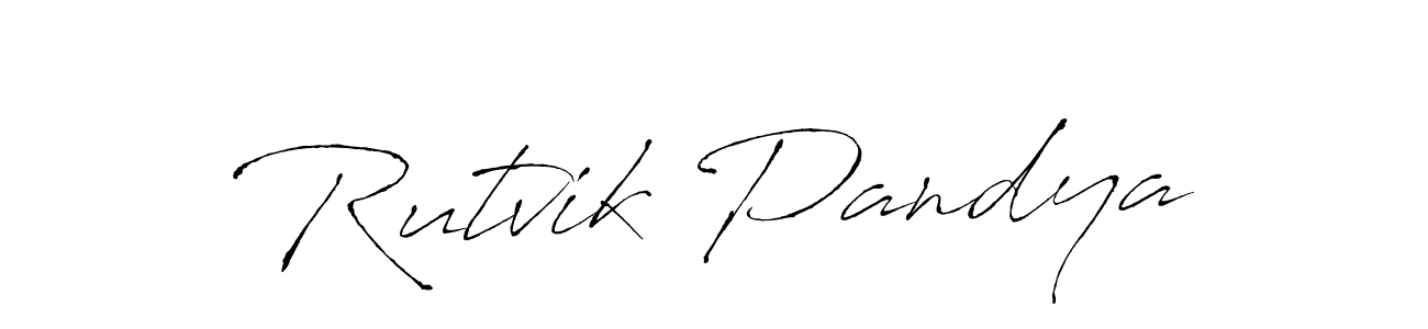 It looks lik you need a new signature style for name Rutvik Pandya. Design unique handwritten (Antro_Vectra) signature with our free signature maker in just a few clicks. Rutvik Pandya signature style 6 images and pictures png