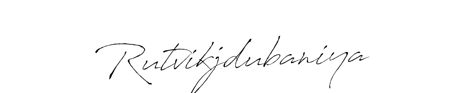 This is the best signature style for the Rutvikjdubaniya name. Also you like these signature font (Antro_Vectra). Mix name signature. Rutvikjdubaniya signature style 6 images and pictures png