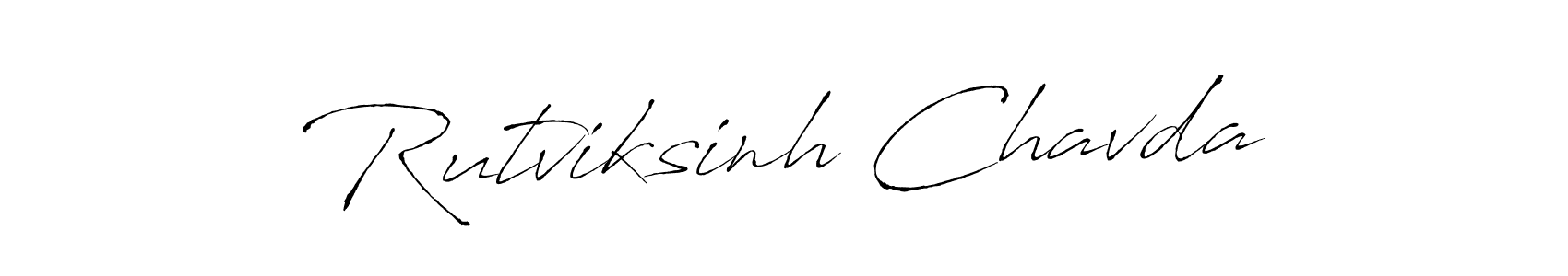 Make a short Rutviksinh Chavda signature style. Manage your documents anywhere anytime using Antro_Vectra. Create and add eSignatures, submit forms, share and send files easily. Rutviksinh Chavda signature style 6 images and pictures png