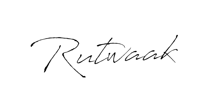 How to make Rutwaak signature? Antro_Vectra is a professional autograph style. Create handwritten signature for Rutwaak name. Rutwaak signature style 6 images and pictures png