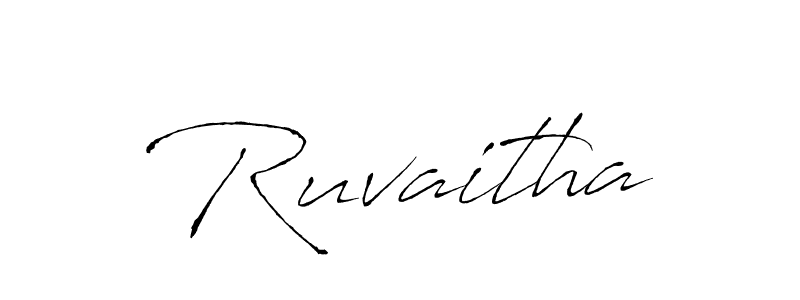 Create a beautiful signature design for name Ruvaitha. With this signature (Antro_Vectra) fonts, you can make a handwritten signature for free. Ruvaitha signature style 6 images and pictures png