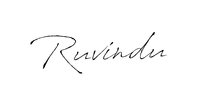 How to make Ruvindu signature? Antro_Vectra is a professional autograph style. Create handwritten signature for Ruvindu name. Ruvindu signature style 6 images and pictures png