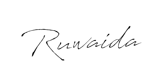 Create a beautiful signature design for name Ruwaida. With this signature (Antro_Vectra) fonts, you can make a handwritten signature for free. Ruwaida signature style 6 images and pictures png