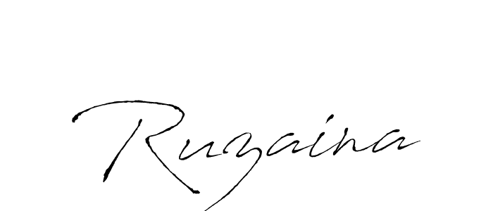 Antro_Vectra is a professional signature style that is perfect for those who want to add a touch of class to their signature. It is also a great choice for those who want to make their signature more unique. Get Ruzaina name to fancy signature for free. Ruzaina signature style 6 images and pictures png