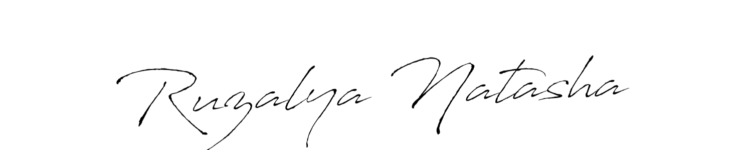 Make a beautiful signature design for name Ruzalya Natasha. Use this online signature maker to create a handwritten signature for free. Ruzalya Natasha signature style 6 images and pictures png