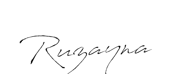 Make a beautiful signature design for name Ruzayna. With this signature (Antro_Vectra) style, you can create a handwritten signature for free. Ruzayna signature style 6 images and pictures png