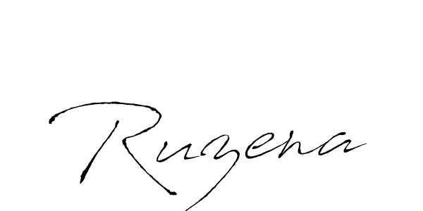 How to make Ruzena name signature. Use Antro_Vectra style for creating short signs online. This is the latest handwritten sign. Ruzena signature style 6 images and pictures png
