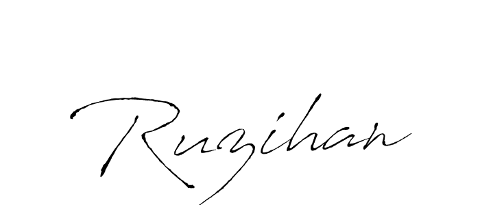 Ruzihan stylish signature style. Best Handwritten Sign (Antro_Vectra) for my name. Handwritten Signature Collection Ideas for my name Ruzihan. Ruzihan signature style 6 images and pictures png