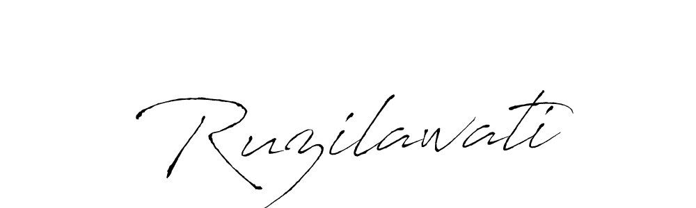 Use a signature maker to create a handwritten signature online. With this signature software, you can design (Antro_Vectra) your own signature for name Ruzilawati. Ruzilawati signature style 6 images and pictures png