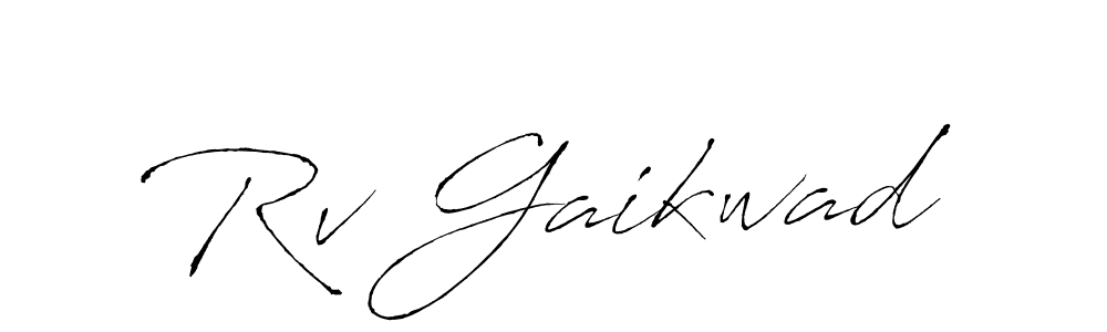 Use a signature maker to create a handwritten signature online. With this signature software, you can design (Antro_Vectra) your own signature for name Rv Gaikwad. Rv Gaikwad signature style 6 images and pictures png