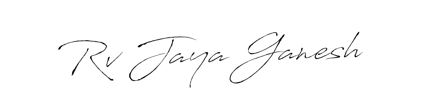 You should practise on your own different ways (Antro_Vectra) to write your name (Rv Jaya Ganesh) in signature. don't let someone else do it for you. Rv Jaya Ganesh signature style 6 images and pictures png