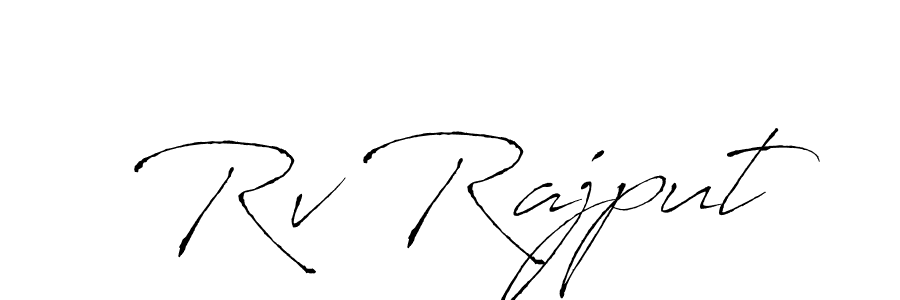 Use a signature maker to create a handwritten signature online. With this signature software, you can design (Antro_Vectra) your own signature for name Rv Rajput. Rv Rajput signature style 6 images and pictures png