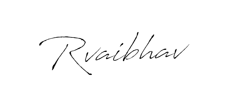 Rvaibhav stylish signature style. Best Handwritten Sign (Antro_Vectra) for my name. Handwritten Signature Collection Ideas for my name Rvaibhav. Rvaibhav signature style 6 images and pictures png