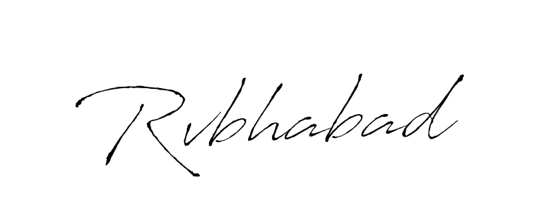 How to make Rvbhabad name signature. Use Antro_Vectra style for creating short signs online. This is the latest handwritten sign. Rvbhabad signature style 6 images and pictures png