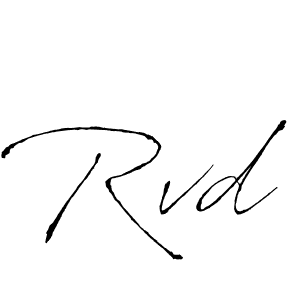 Also You can easily find your signature by using the search form. We will create Rvd name handwritten signature images for you free of cost using Antro_Vectra sign style. Rvd signature style 6 images and pictures png