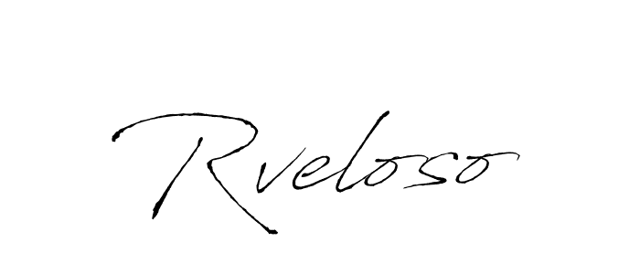 Rveloso stylish signature style. Best Handwritten Sign (Antro_Vectra) for my name. Handwritten Signature Collection Ideas for my name Rveloso. Rveloso signature style 6 images and pictures png