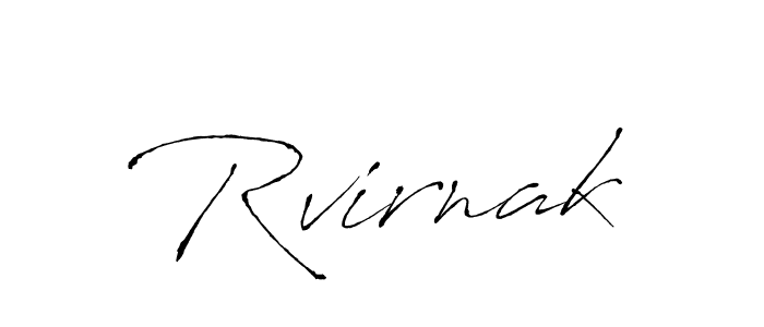 Design your own signature with our free online signature maker. With this signature software, you can create a handwritten (Antro_Vectra) signature for name Rvirnak. Rvirnak signature style 6 images and pictures png