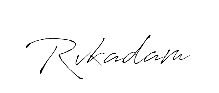 How to Draw Rvkadam signature style? Antro_Vectra is a latest design signature styles for name Rvkadam. Rvkadam signature style 6 images and pictures png