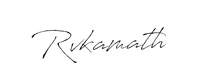 How to make Rvkamath signature? Antro_Vectra is a professional autograph style. Create handwritten signature for Rvkamath name. Rvkamath signature style 6 images and pictures png