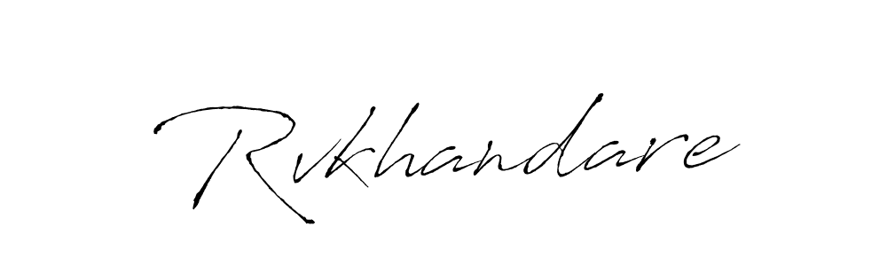 Once you've used our free online signature maker to create your best signature Antro_Vectra style, it's time to enjoy all of the benefits that Rvkhandare name signing documents. Rvkhandare signature style 6 images and pictures png