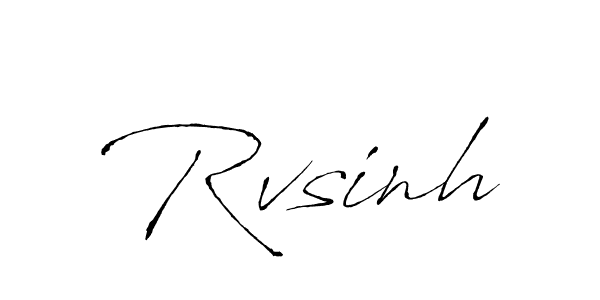 How to make Rvsinh signature? Antro_Vectra is a professional autograph style. Create handwritten signature for Rvsinh name. Rvsinh signature style 6 images and pictures png