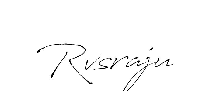 Create a beautiful signature design for name Rvsraju. With this signature (Antro_Vectra) fonts, you can make a handwritten signature for free. Rvsraju signature style 6 images and pictures png