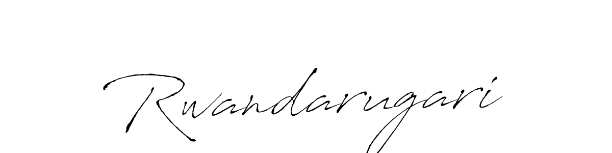 Create a beautiful signature design for name Rwandarugari. With this signature (Antro_Vectra) fonts, you can make a handwritten signature for free. Rwandarugari signature style 6 images and pictures png