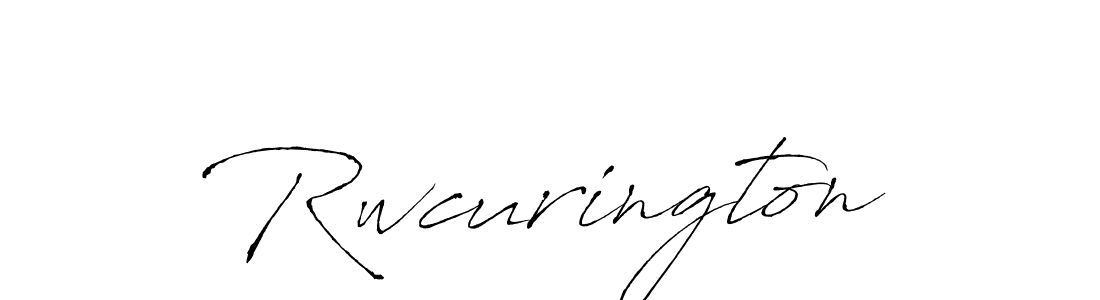How to make Rwcurington signature? Antro_Vectra is a professional autograph style. Create handwritten signature for Rwcurington name. Rwcurington signature style 6 images and pictures png