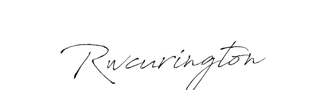 The best way (Antro_Vectra) to make a short signature is to pick only two or three words in your name. The name Rwcurington include a total of six letters. For converting this name. Rwcurington signature style 6 images and pictures png