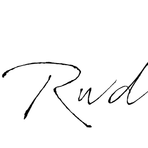 Make a beautiful signature design for name Rwd. Use this online signature maker to create a handwritten signature for free. Rwd signature style 6 images and pictures png