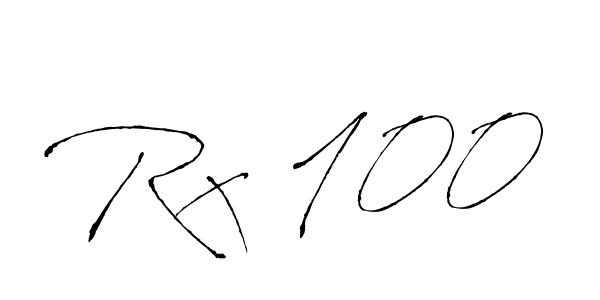 Rx 100 stylish signature style. Best Handwritten Sign (Antro_Vectra) for my name. Handwritten Signature Collection Ideas for my name Rx 100. Rx 100 signature style 6 images and pictures png