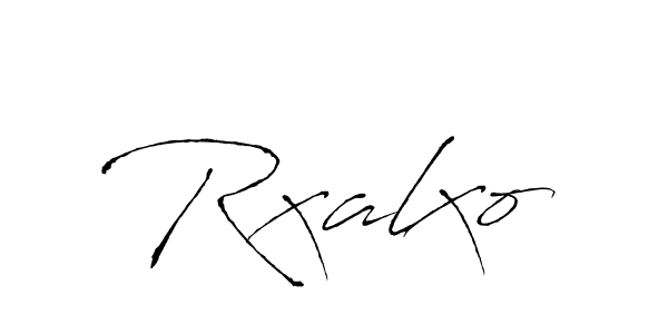 Rxalxo stylish signature style. Best Handwritten Sign (Antro_Vectra) for my name. Handwritten Signature Collection Ideas for my name Rxalxo. Rxalxo signature style 6 images and pictures png