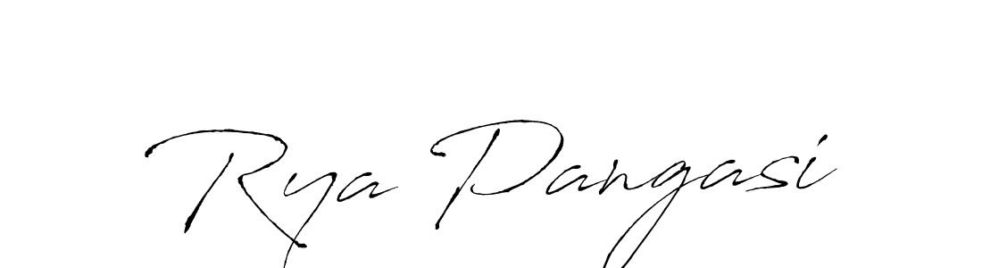 Rya Pangasi stylish signature style. Best Handwritten Sign (Antro_Vectra) for my name. Handwritten Signature Collection Ideas for my name Rya Pangasi. Rya Pangasi signature style 6 images and pictures png