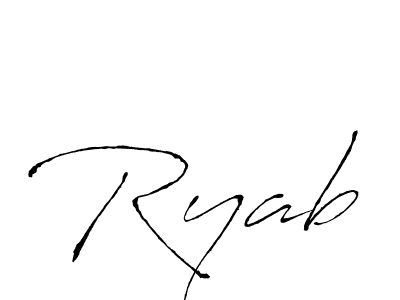 It looks lik you need a new signature style for name Ryab. Design unique handwritten (Antro_Vectra) signature with our free signature maker in just a few clicks. Ryab signature style 6 images and pictures png