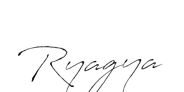 Create a beautiful signature design for name Ryagya. With this signature (Antro_Vectra) fonts, you can make a handwritten signature for free. Ryagya signature style 6 images and pictures png